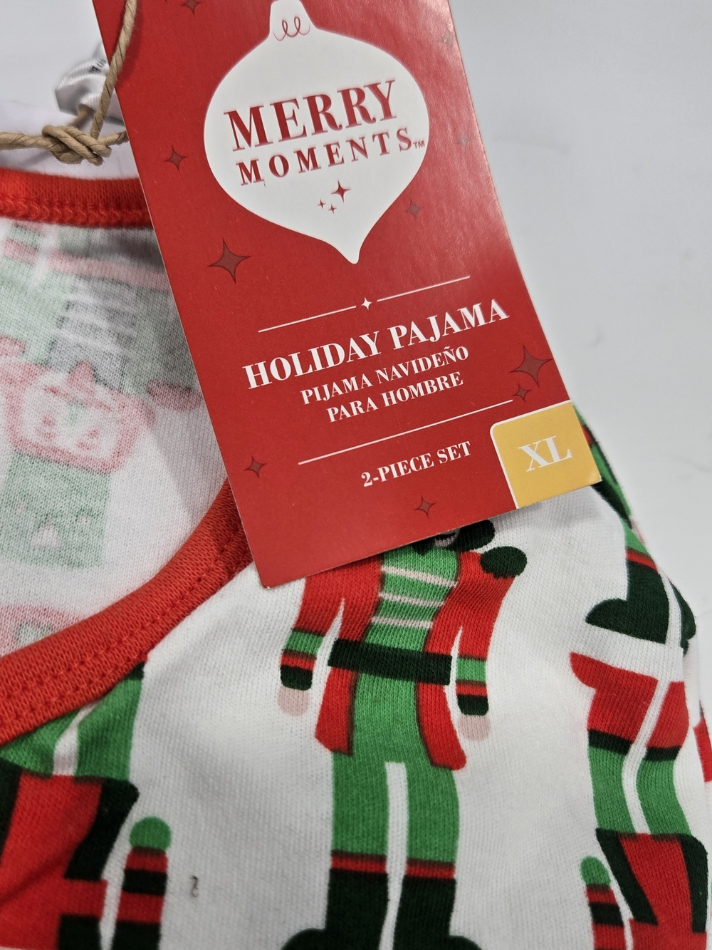 Women’s Holiday Pajama Set - Red & Green Nutcracker Print